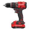 CRAFTSMAN V20 1/2-in 20-volt Max Variable Speed Brushless Cordless Hammer Drill (2-Batteries Included)