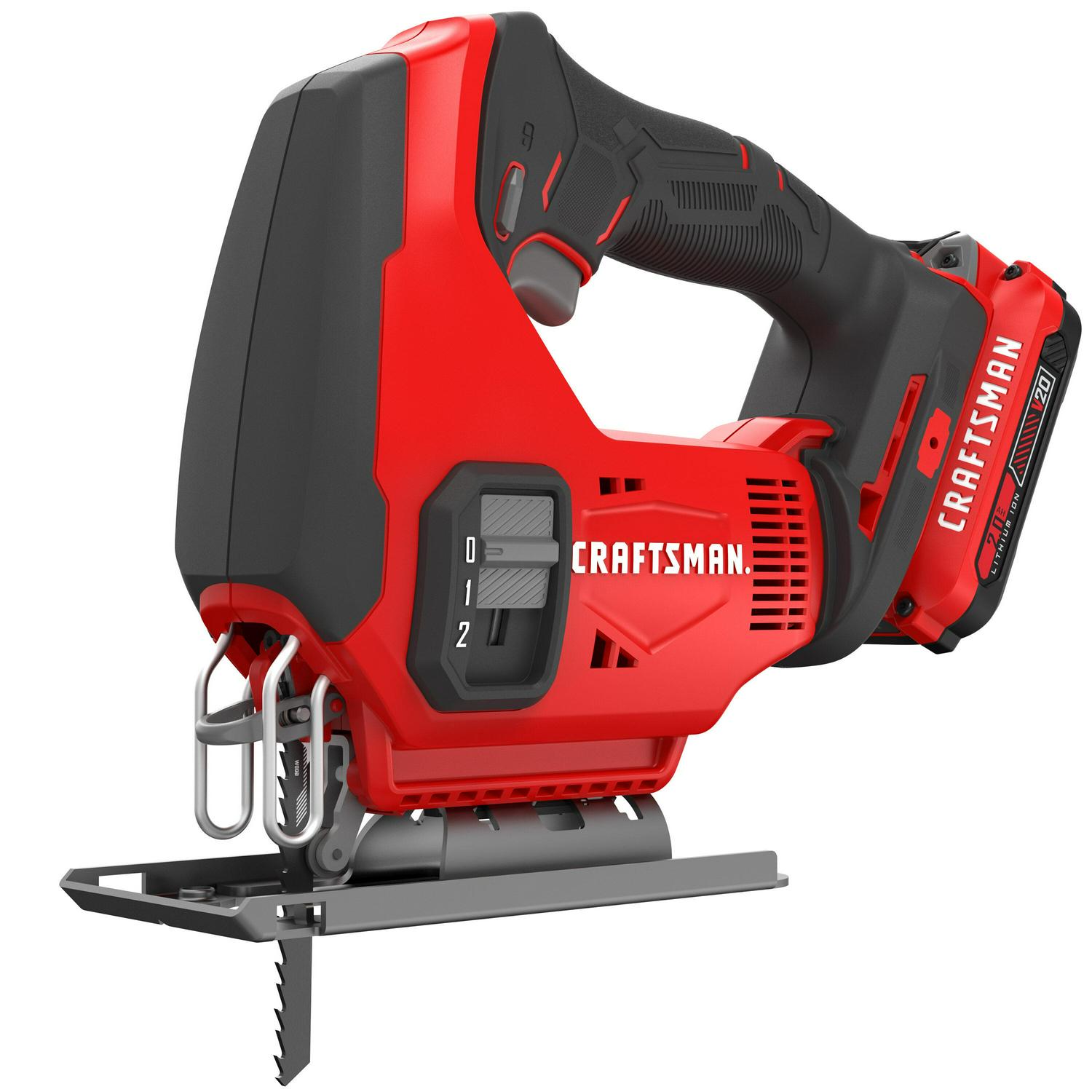 CRAFTSMAN V20 20-volt Max Variable Speed Keyless Cordless Jigsaw (Charger Included and Battery Included)