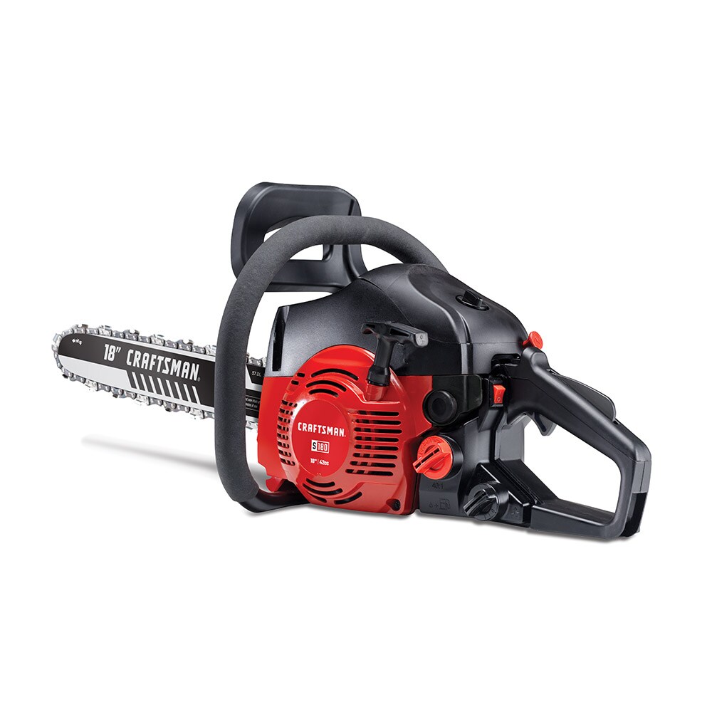 CRAFTSMAN S180 42-cc 2-cycle 18-in Gas Chainsaw