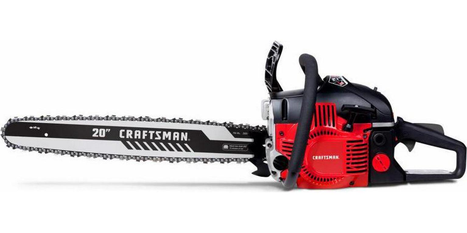 CRAFTSMAN S205 46-cc 2-cycle 20-in Gas Chainsaw