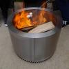 CRAFTSMAN Smokeless 19.5-in W Stainless Steel Wood-Burning Fire Pit