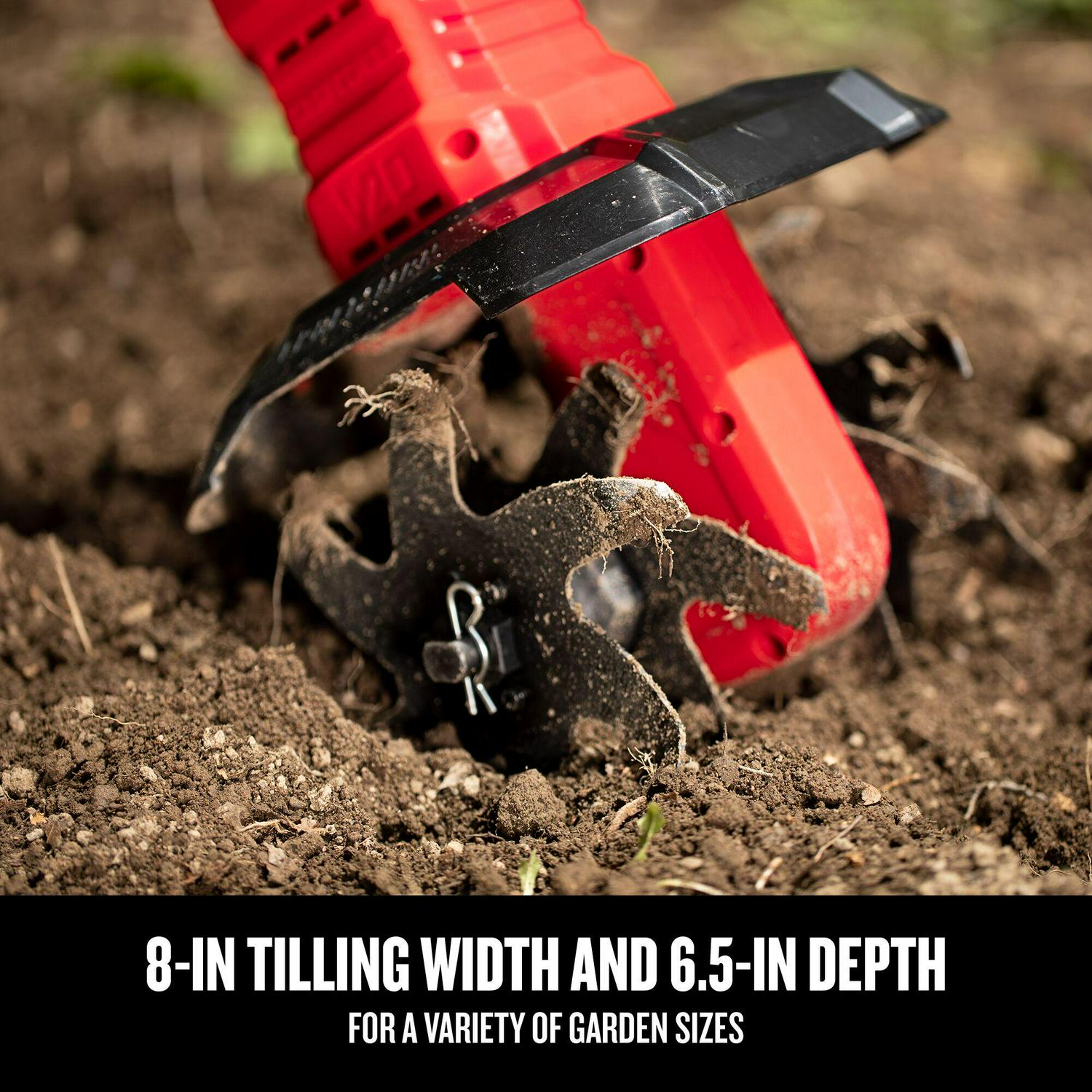 CRAFTSMAN V20 20-volt Lithium Ion Forward-rotating Cordless Electric Cultivator (Battery and Charger Not Included)