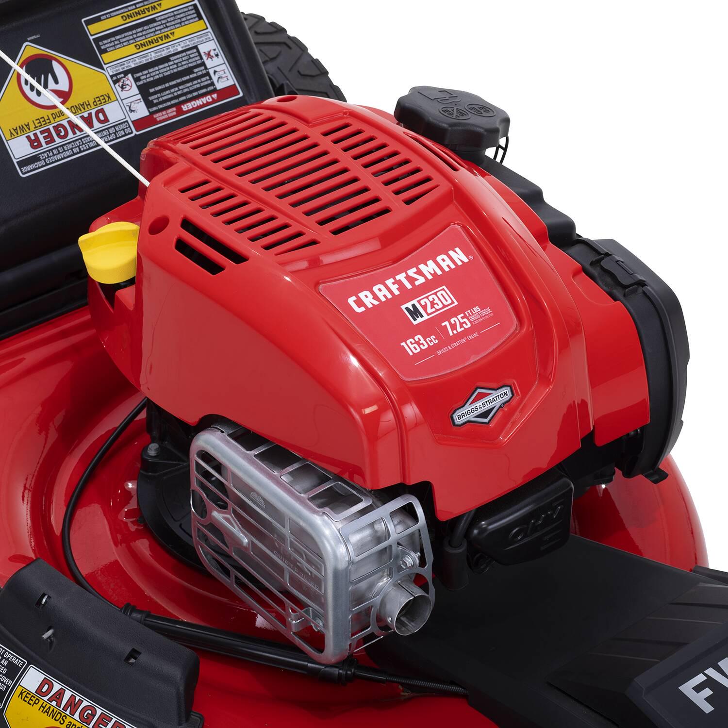 CRAFTSMAN M230 163-cc 21-in Gas Self-propelled Lawn Mower with Briggs and Stratton Engine