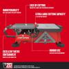 CRAFTSMAN V20 30-Amp 7-in-Blade Cordless Tabletop Sliding Table Tile Saw (Battery Included)