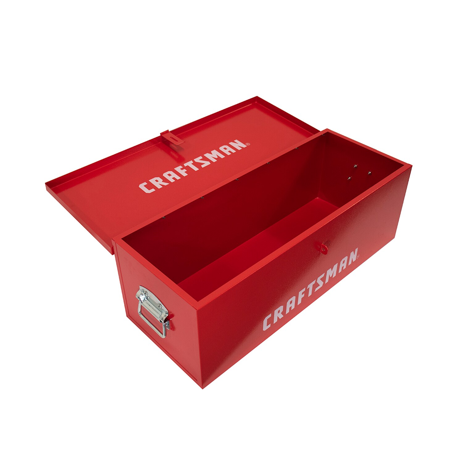 CRAFTSMAN Portable Tool Box 30.12-in Red Steel Lockable Tool Box