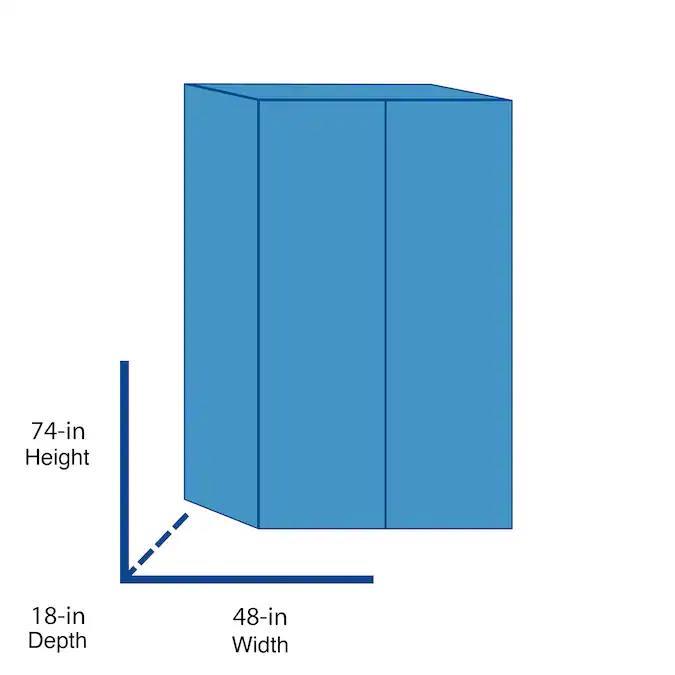 CRAFTSMAN Steel Freestanding Garage Cabinet in Red (48-in W x 74-in H x 18-in D)
