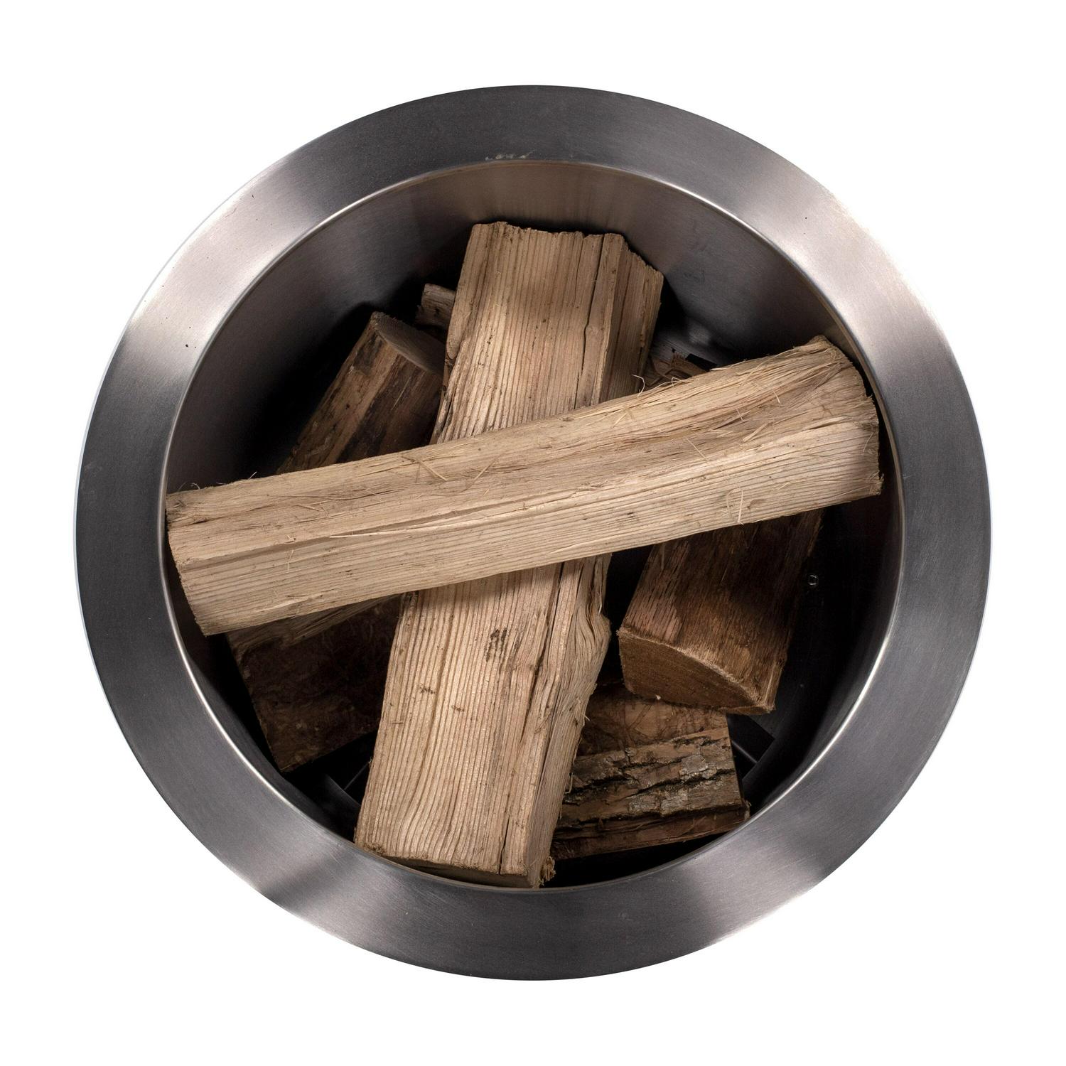 CRAFTSMAN Smokeless 19.5-in W Stainless Steel Wood-Burning Fire Pit