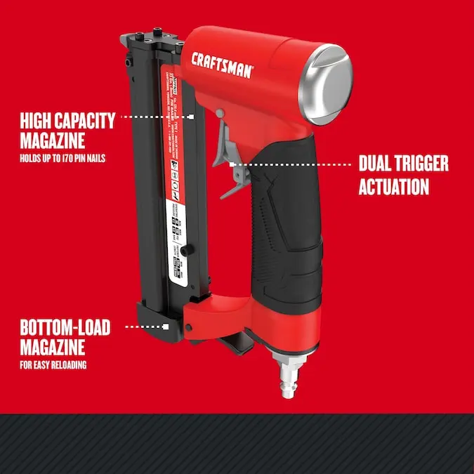 CRAFTSMAN 1-in 23-Gauge Pneumatic Pin Nailer