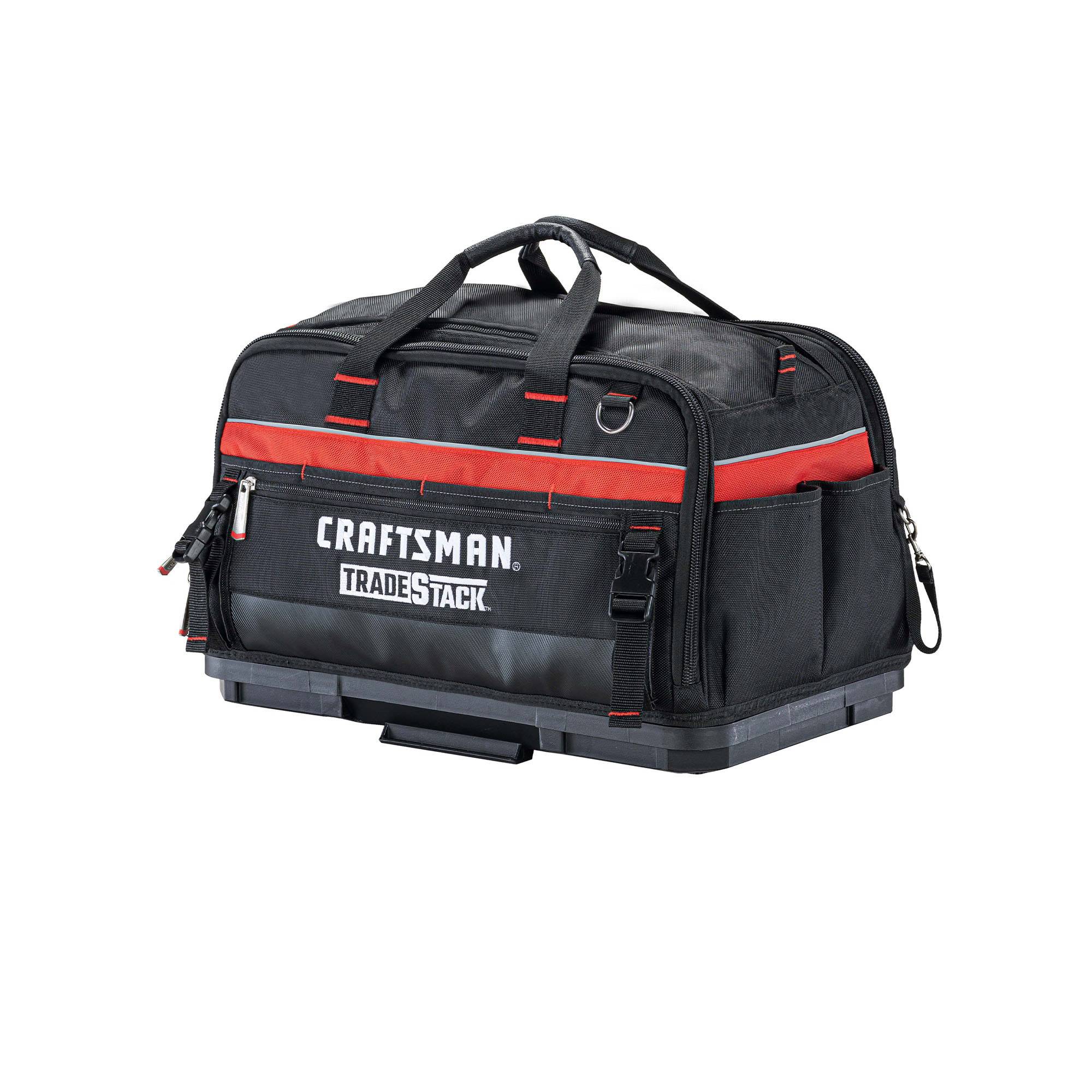 CRAFTSMAN TRADESTACK System Black/Red Polyester 22.5-in Tool Bag