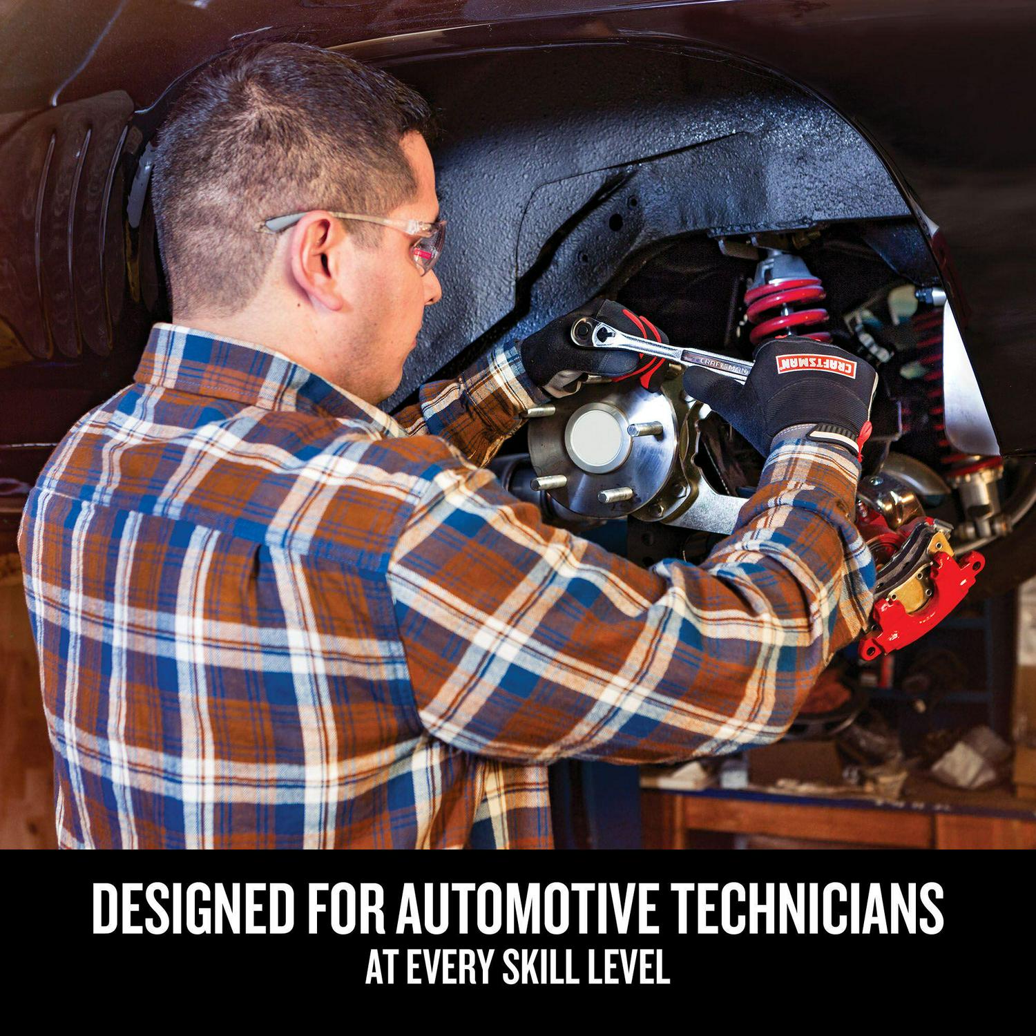 CRAFTSMAN 298-Piece Standard (SAE) and Metric Combination Polished Chrome Mechanics Tool Set