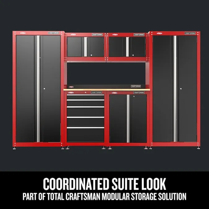 CRAFTSMAN Steel Freestanding Garage Cabinet in Red (26.5-in W x 35.7-in H x 18-in D)