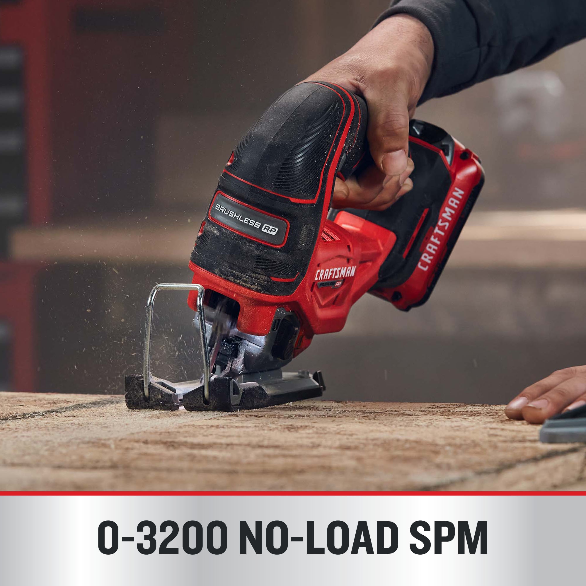 CRAFTSMAN V20 RP 20-volt Max Brushless Variable Speed Keyless Cordless Jigsaw (Bare Tool)