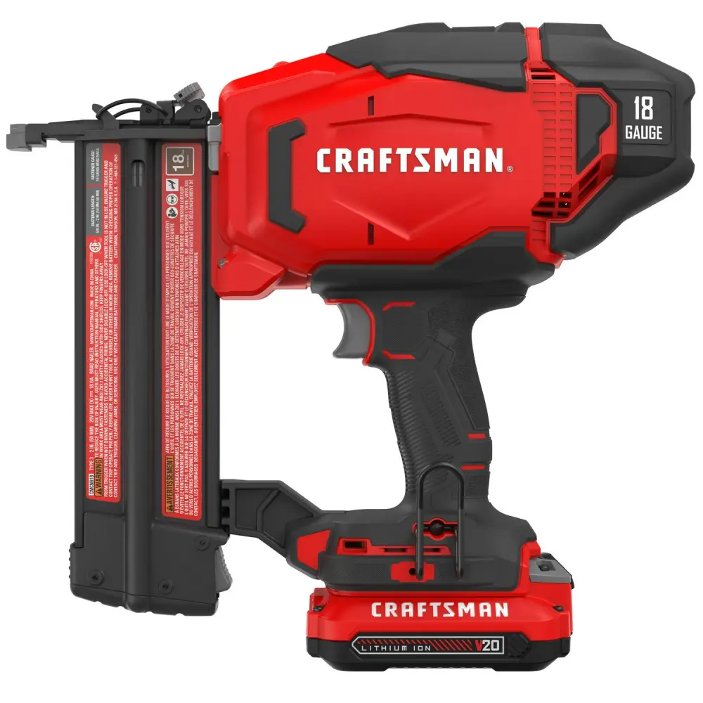 CRAFTSMAN V20 2-in 18-Gauge Cordless Brad Nailer (Battery & Charger Included)