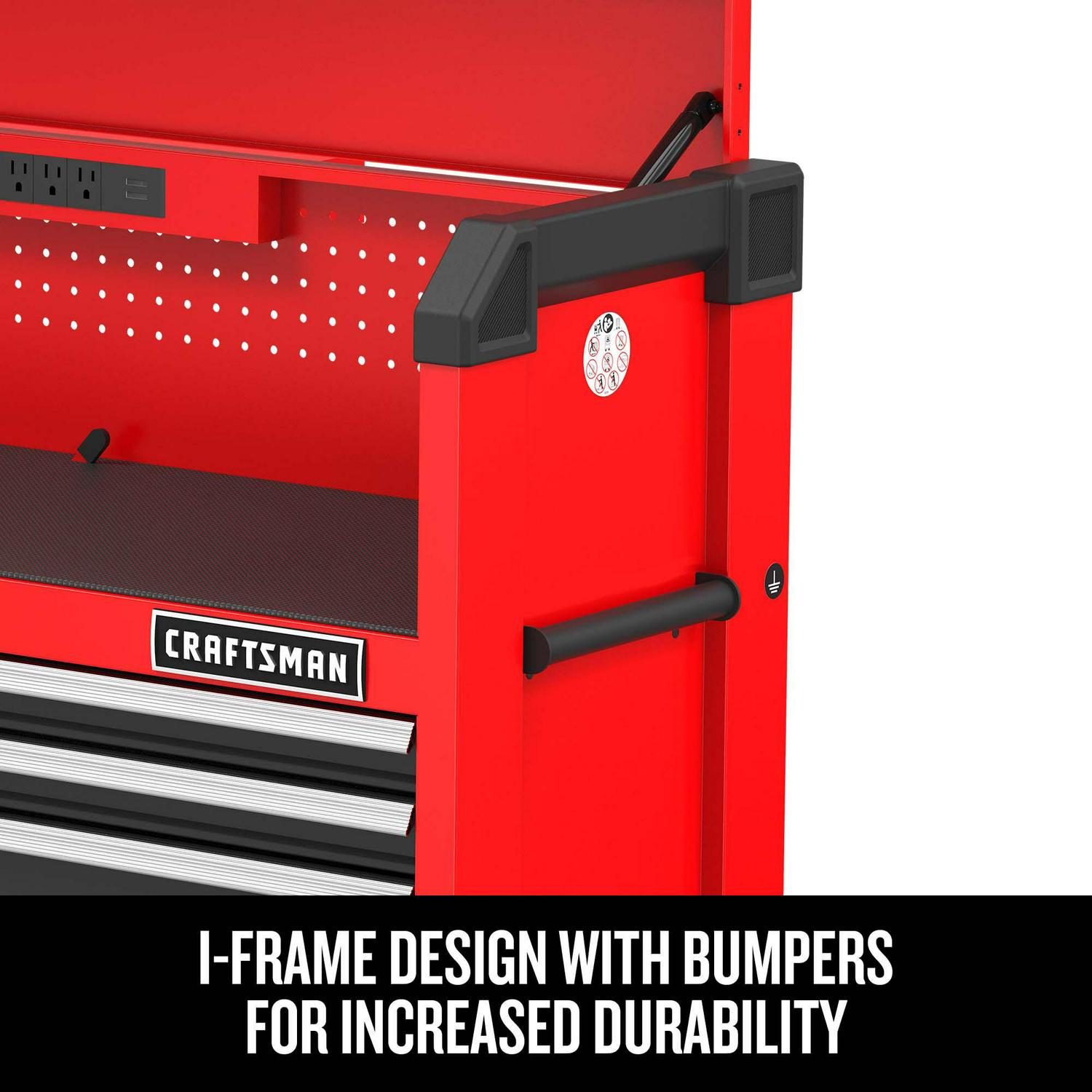 CRAFTSMAN 2000 Series 51.5-in W x 24.7-in H 8-Drawer Steel Tool Chest (Red)