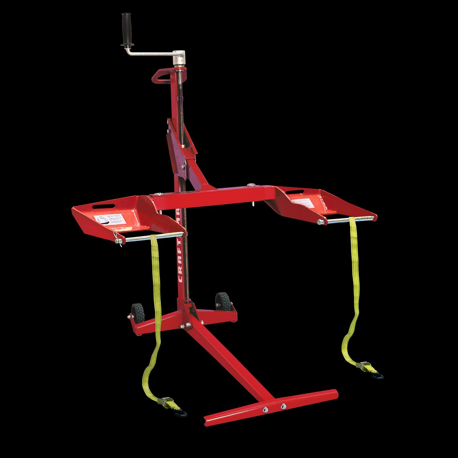 CRAFTSMAN Lift for Riding Mower   Front-Load Capacity of 500 lbs, 24-in Height, Compatible with Most Garden Tractors and ZTR Mowers