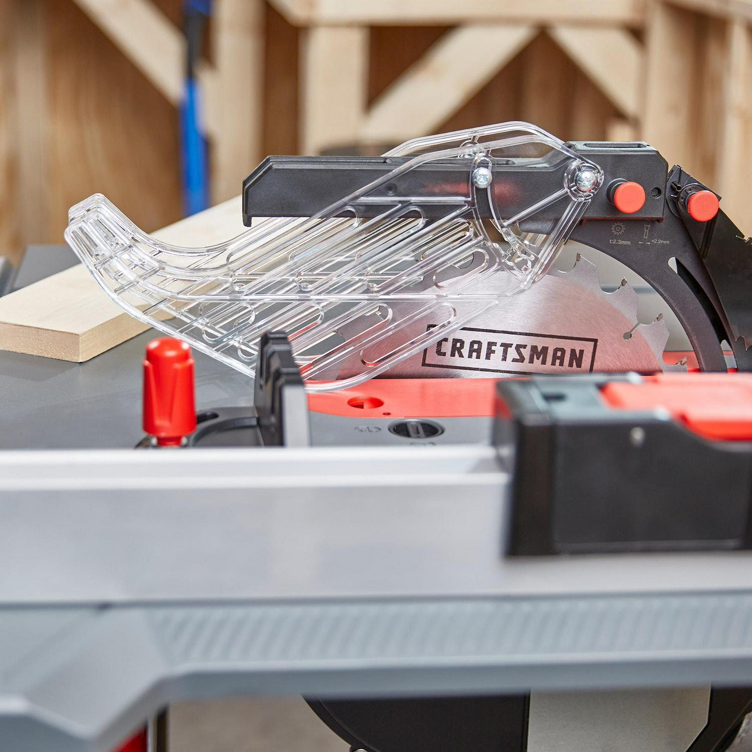 CRAFTSMAN 10-in 15-Amp Portable Jobsite Table Saw with Folding Stand
