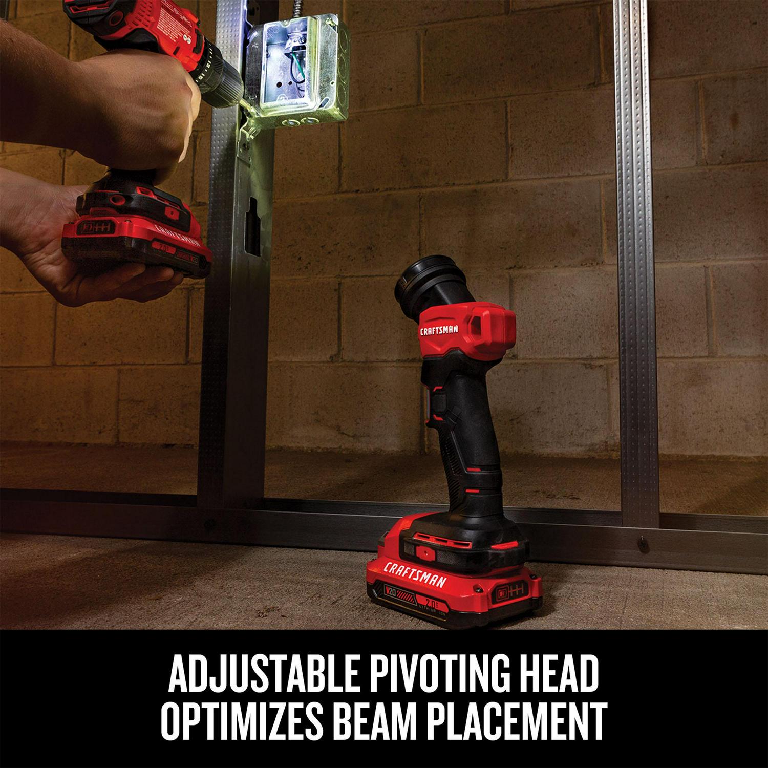 CRAFTSMAN V20 4-Tool Power Tool Combo Kit with Soft Case (2-Batteries Included and Charger Included)