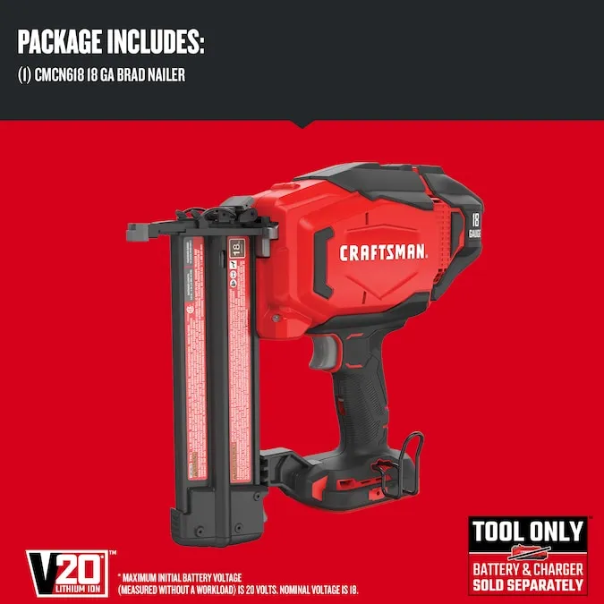 CRAFTSMAN 2-in 18-Gauge Cordless Brad Nailer