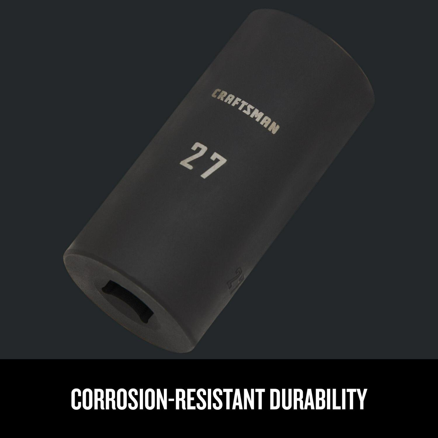 CRAFTSMAN 130-Piece Standard (SAE) and Metric Black Oxide Mechanics Tool Set