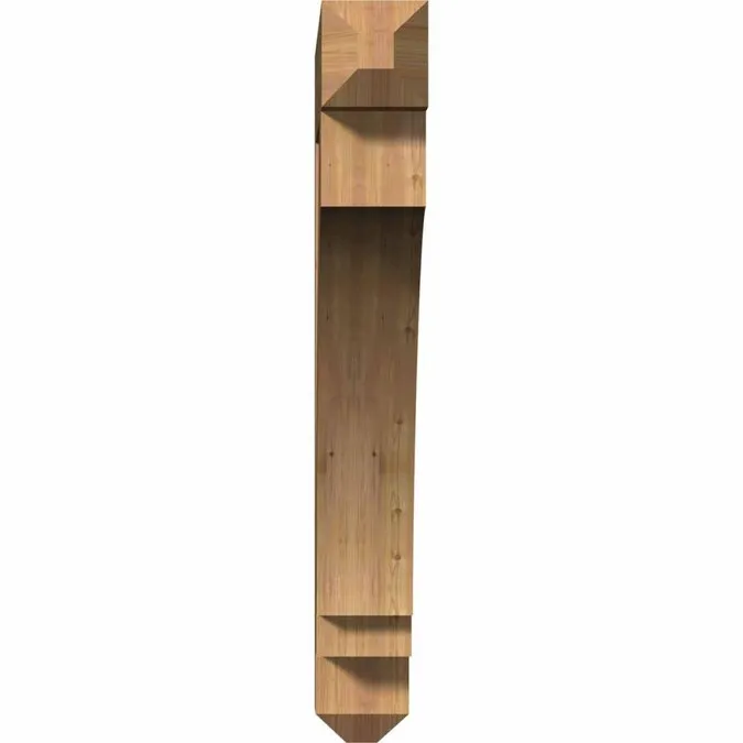 Ekena Millwork Imperial craftsman smooth 5-1/2-in x 42-in x 42-in Brown Western Red Cedar Standard Bracket