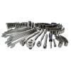 CRAFTSMAN 121-Piece Standard (SAE) and Metric Combination Gunmetal Chrome Mechanics Tool Set with Hard Case