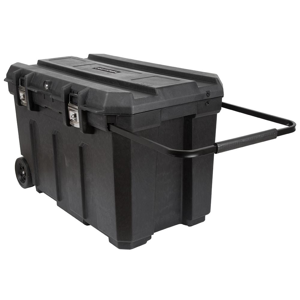 CRAFTSMAN 37-in Black Plastic Wheels Lockable Tool Box