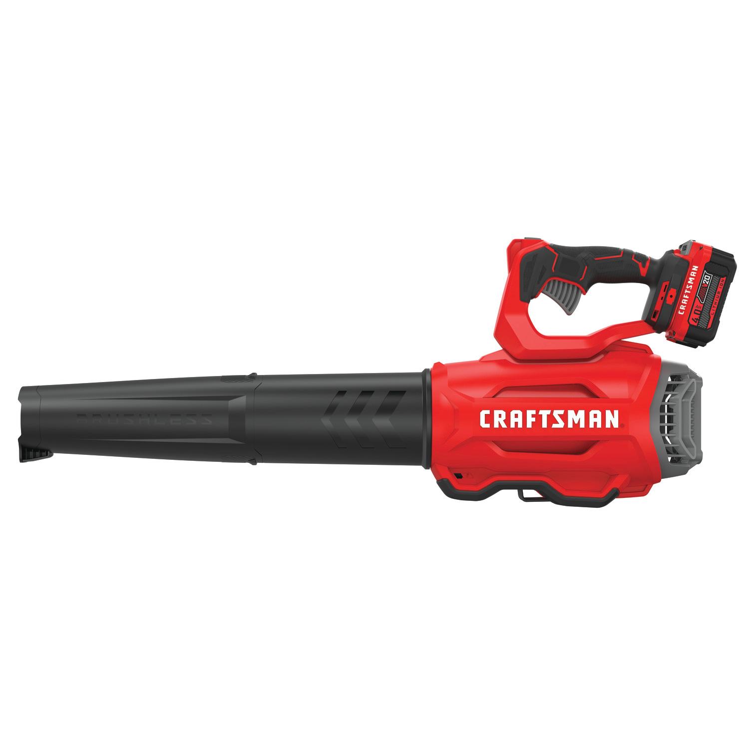 CRAFTSMAN V20 20-volt Max 350-CFM 100-MPH Battery Handheld Leaf Blower (Battery Included and Charger Not Included)