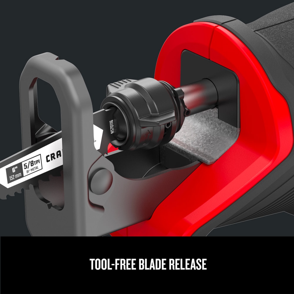 CRAFTSMAN V20 20-volt Max Variable Speed Cordless Reciprocating Saw (Bare Tool)