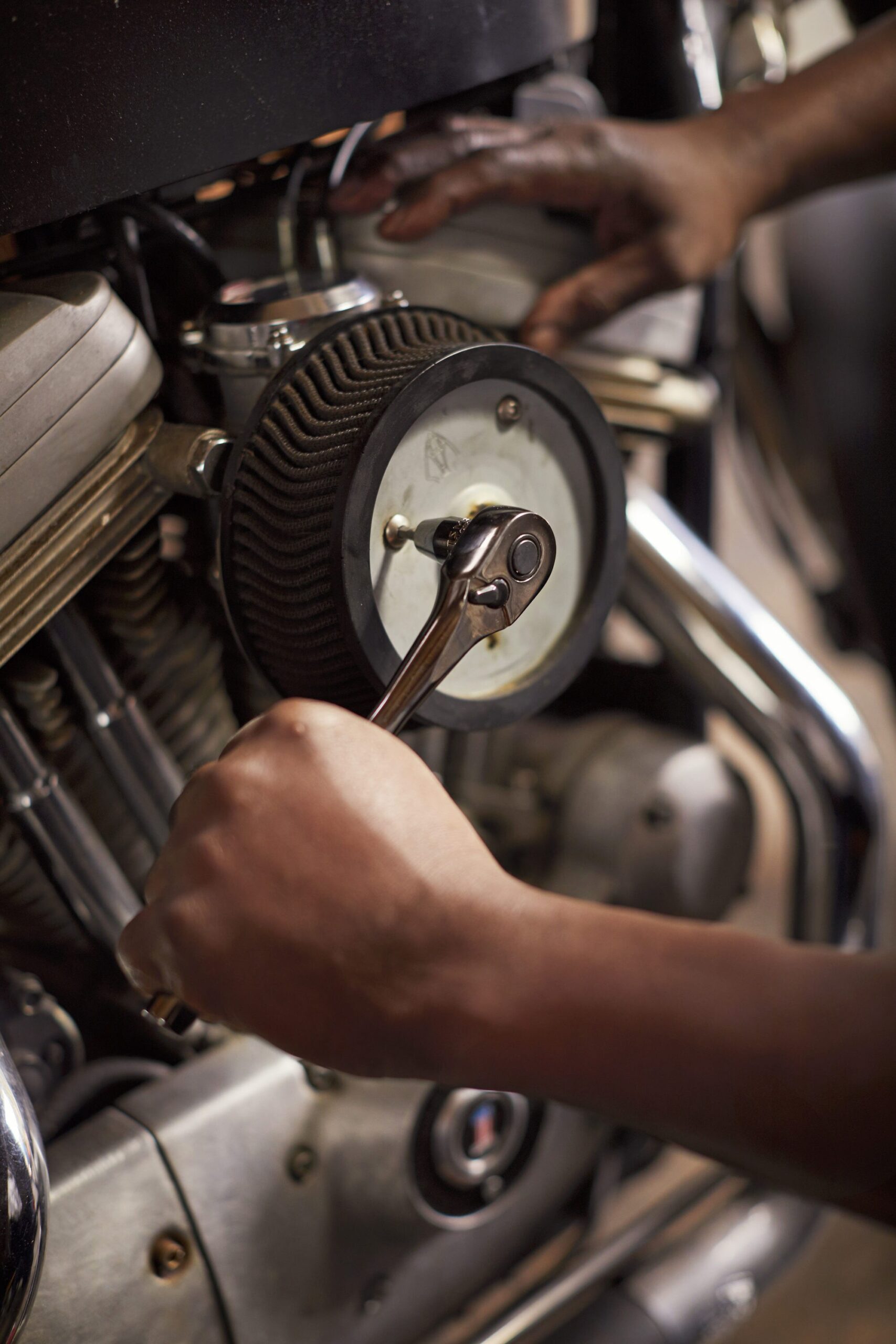 CRAFTSMAN 51-Piece Standard (SAE) and Metric Combination Gunmetal Chrome Mechanics Tool Set with Hard Case