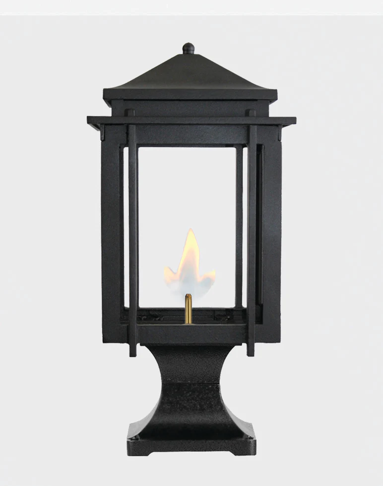 AGLW - The Craftsman Pier Mount Gas Light - 1100R