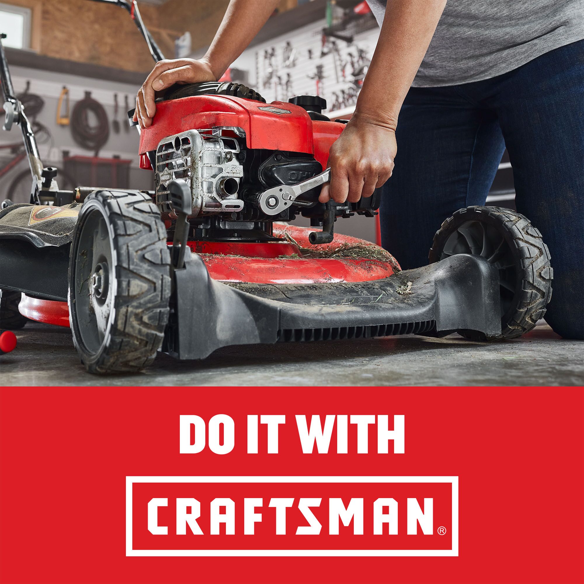 CRAFTSMAN 262-Piece Standard (SAE) and Metric Polished Chrome Mechanics Tool Set with Hard Case