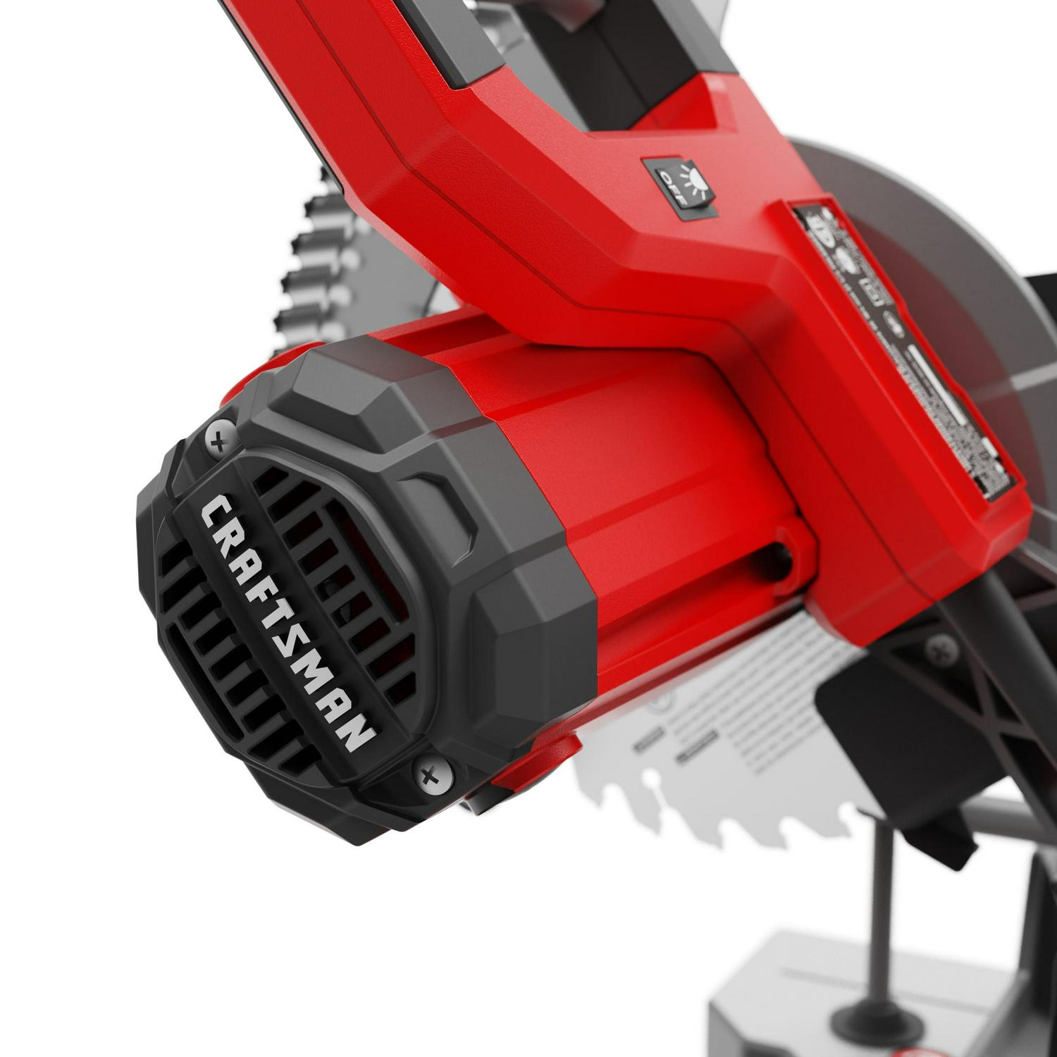 CRAFTSMAN 7-1/4-in 9-Amp Single Bevel Sliding Compound Corded Miter Saw