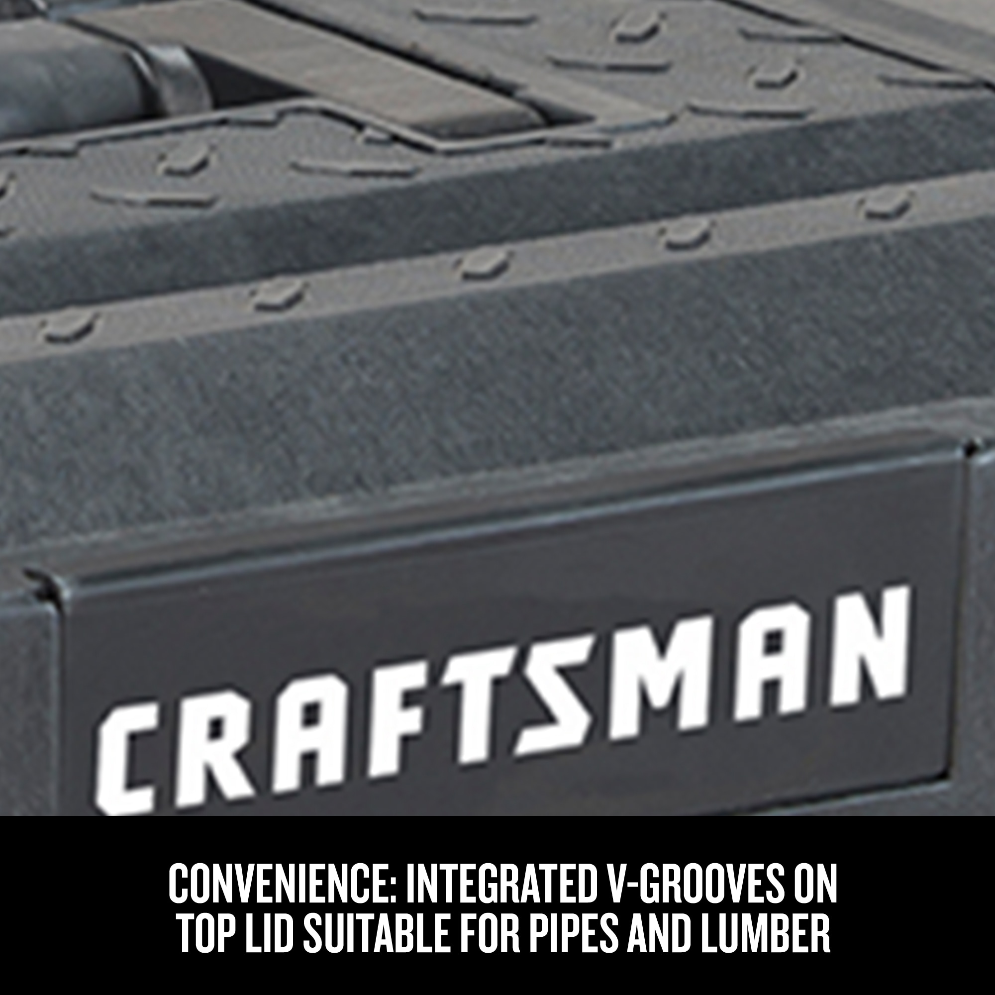 CRAFTSMAN 18-in Black Structural Foam Lockable Tool Box