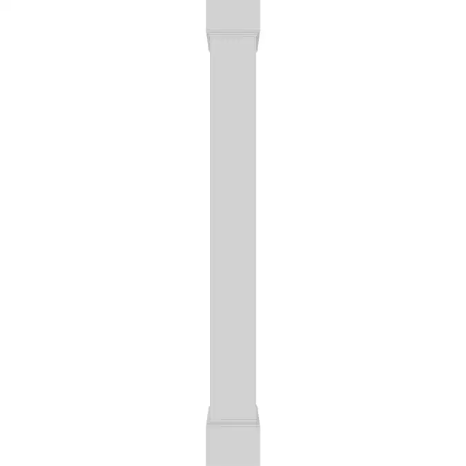 Ekena Millwork Craftsman Classic 6-in L x 9-ft Unfinished PVC Column Wrap