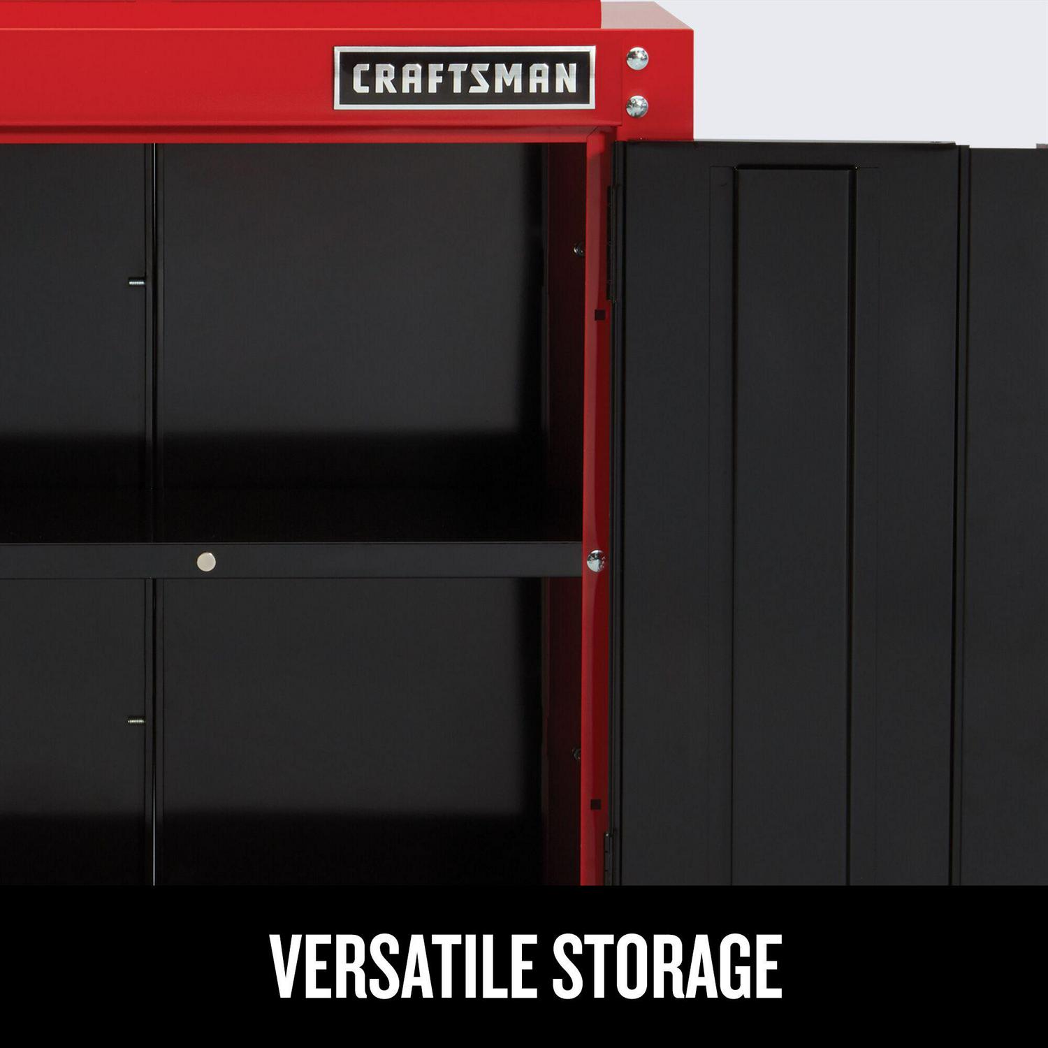 CRAFTSMAN Steel Wall-mounted Garage Cabinet in Red (28-in W x 28-in H x 12-in D)