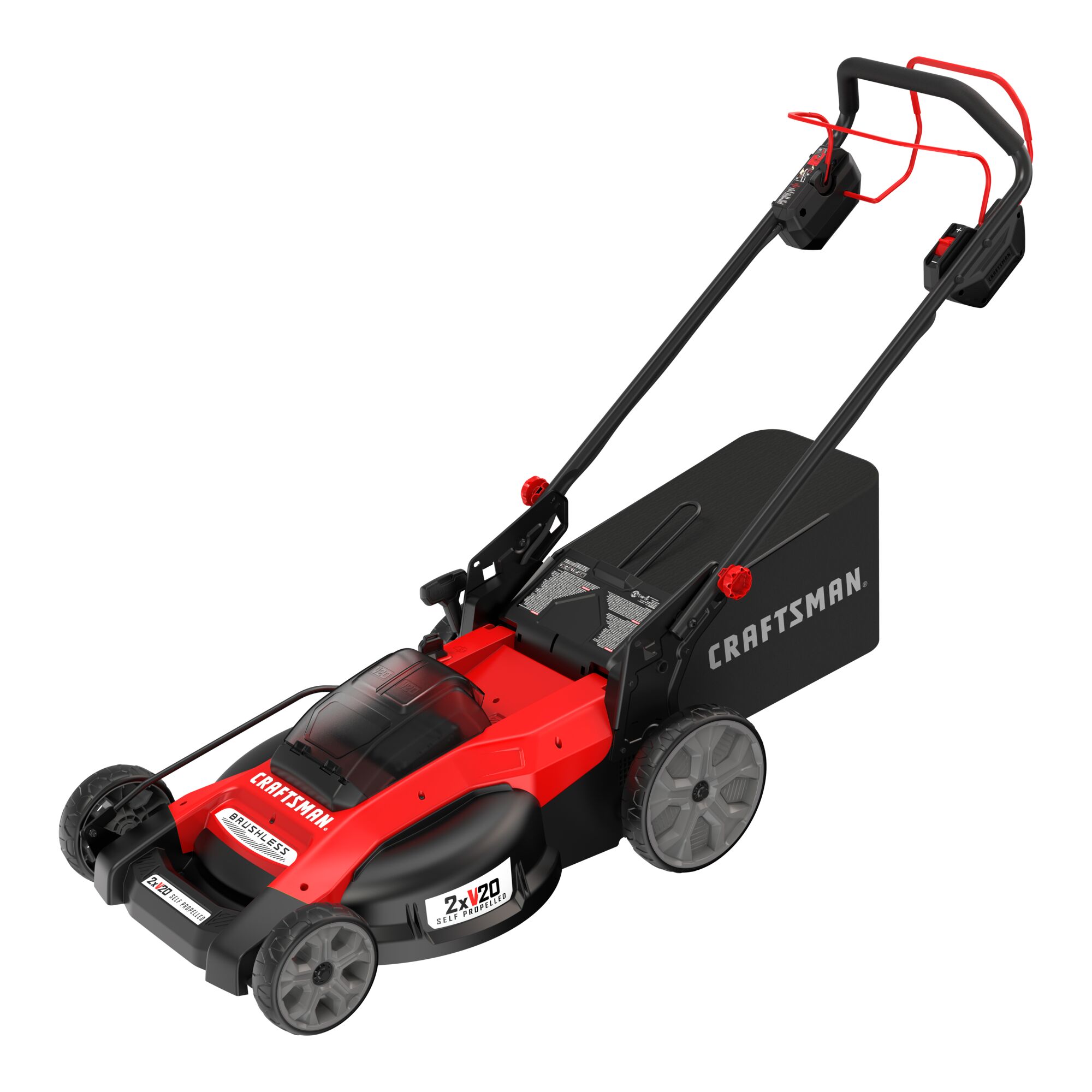 CRAFTSMAN Self-Propelled Cordless Mower 20-volt 20-in Cordless Self-propelled Lawn Mower 5 Ah (Battery and Charger Included)