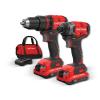 CRAFTSMAN 2-Tool Brushless Power Tool Combo Kit with Soft Case (2-Batteries Included and Charger Included)