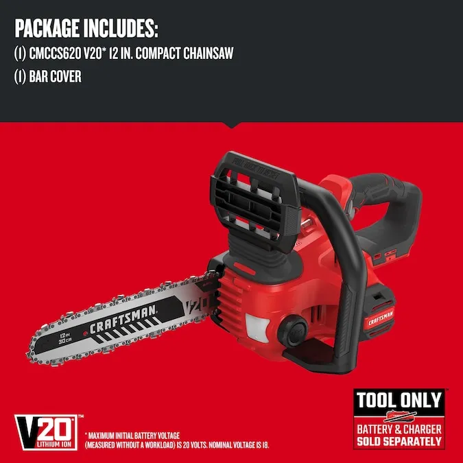 CRAFTSMAN V20 20-volt Max 10-in Battery Chainsaw (Battery and Charger Not Included)
