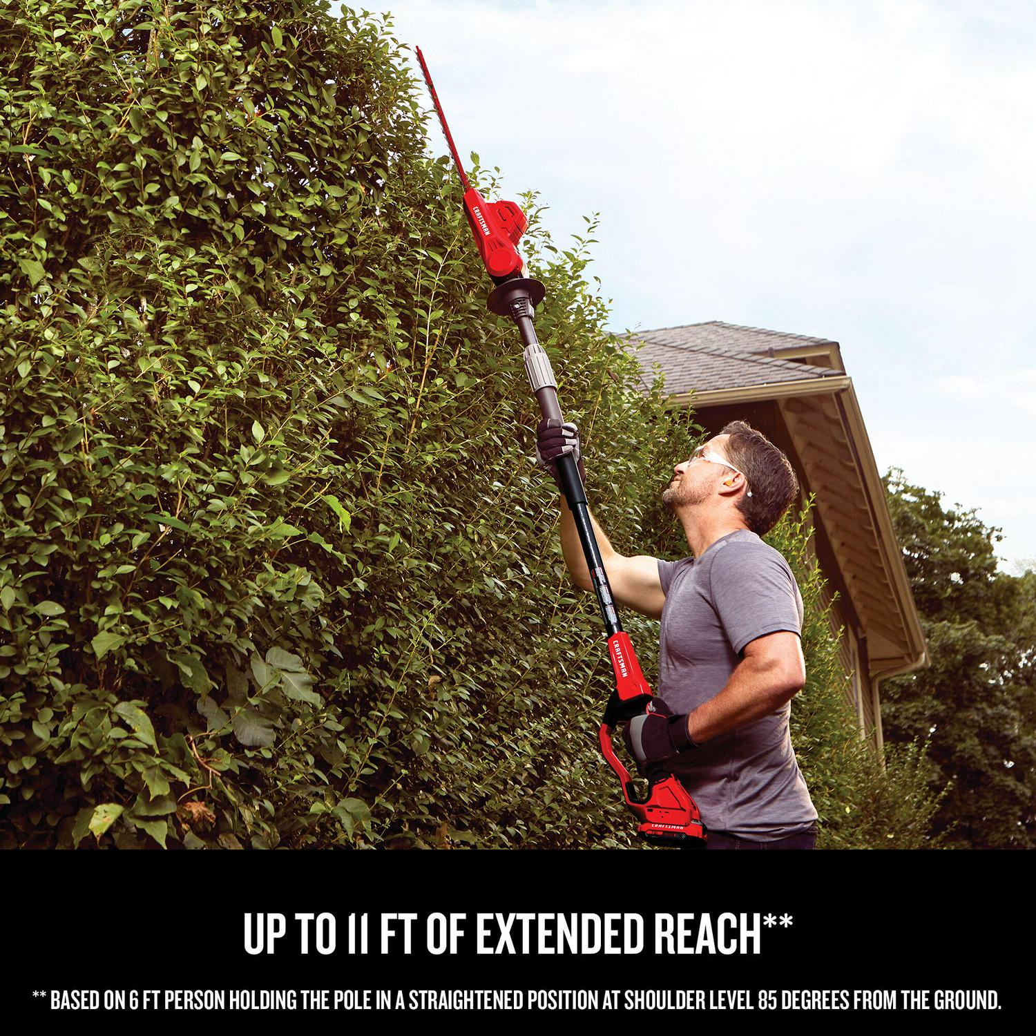 CRAFTSMAN V20 20-volt Max 18-in Battery Hedge Trimmer 2 Ah (Battery and Charger Included)