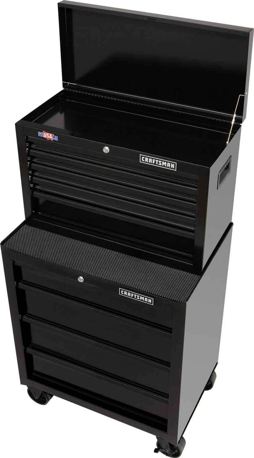 CRAFTSMAN 1000 Series 26-in W x 17.25-in H 5-Drawer Steel Tool Chest (Black)