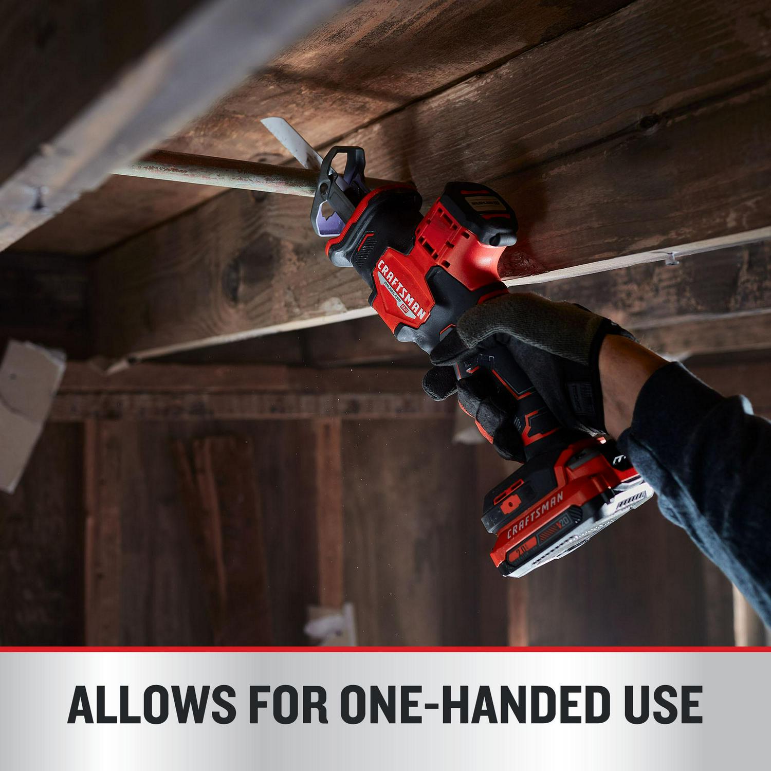 CRAFTSMAN V20 RP 20-volt Max Variable Speed Brushless Cordless Reciprocating Saw (Bare Tool)