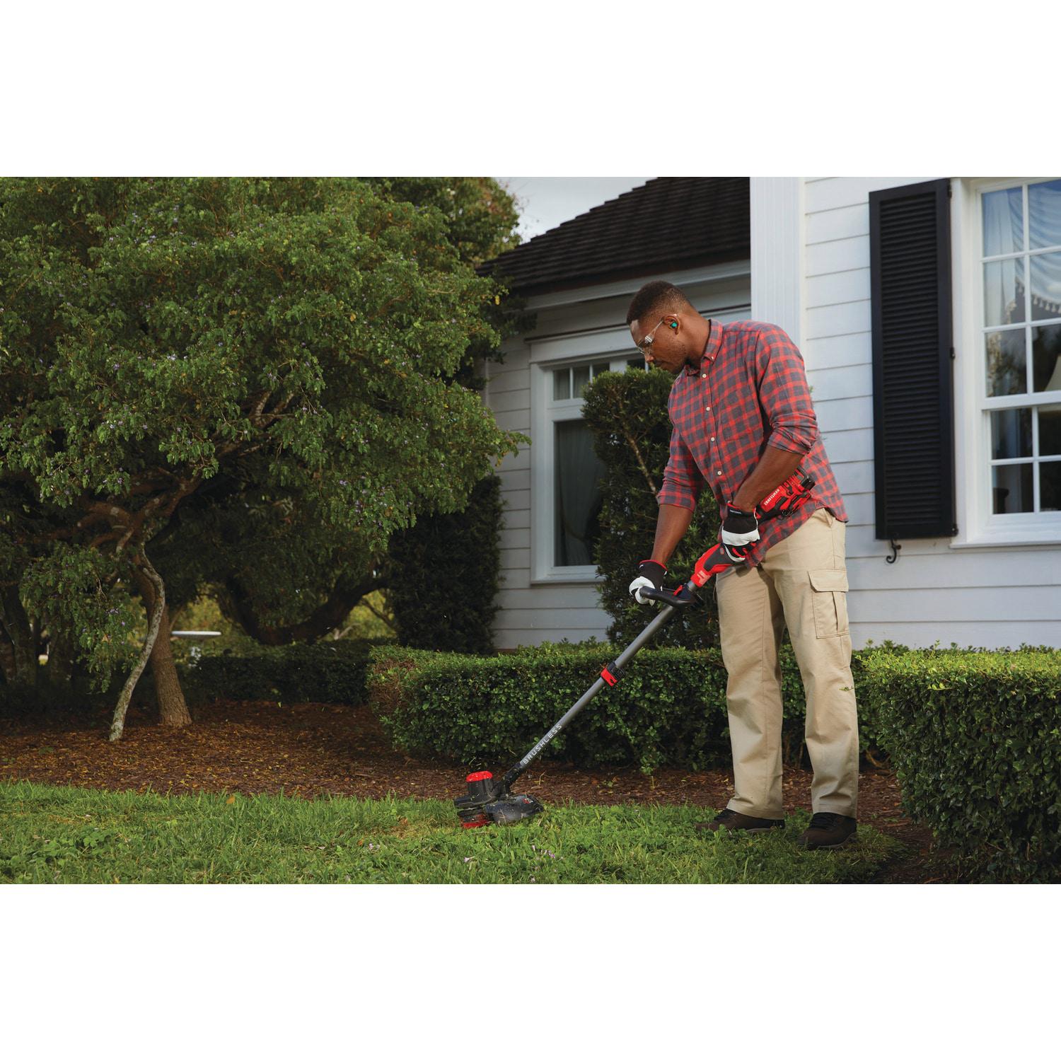 CRAFTSMAN V20 20-volt Max Cordless Battery String Trimmer and Leaf Blower Combo Kit (Battery and Charger Included)