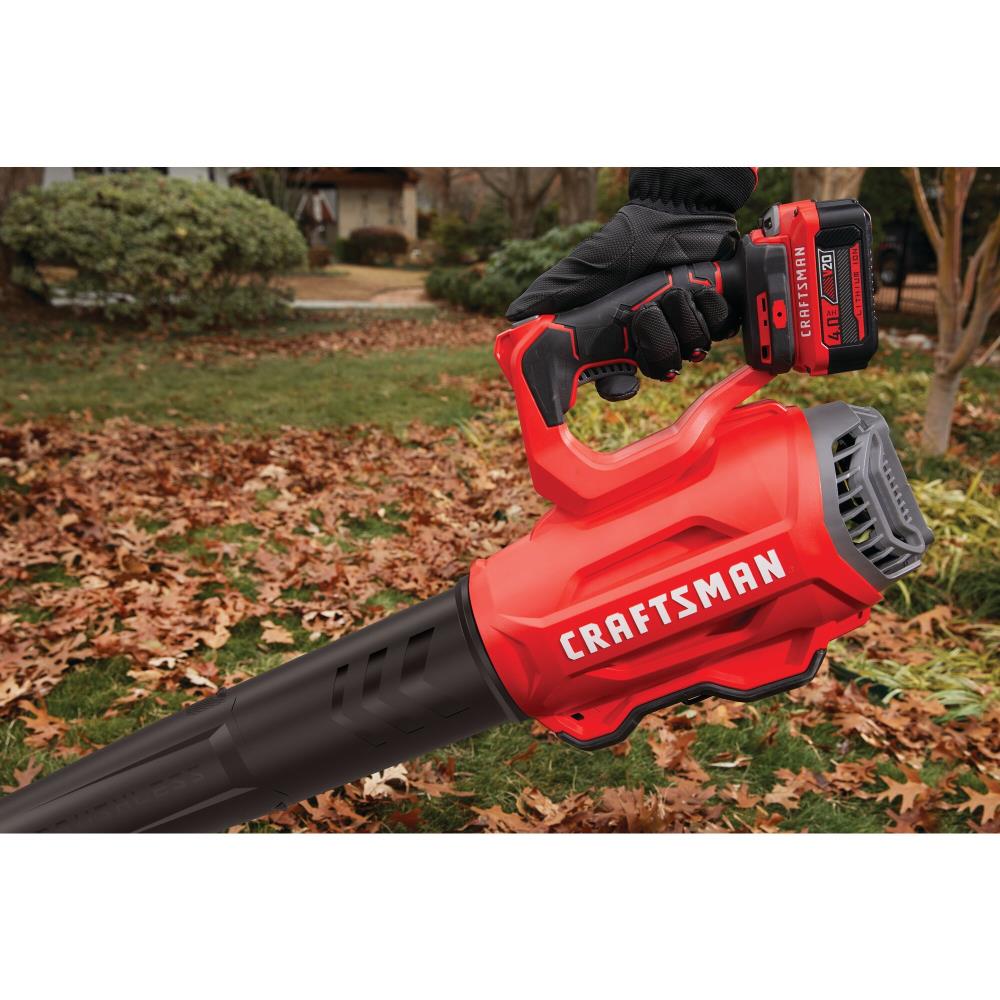 CRAFTSMAN V20 20-volt Max 350-CFM 105-MPH Battery Handheld Leaf Blower (Battery and Charger Not Included)