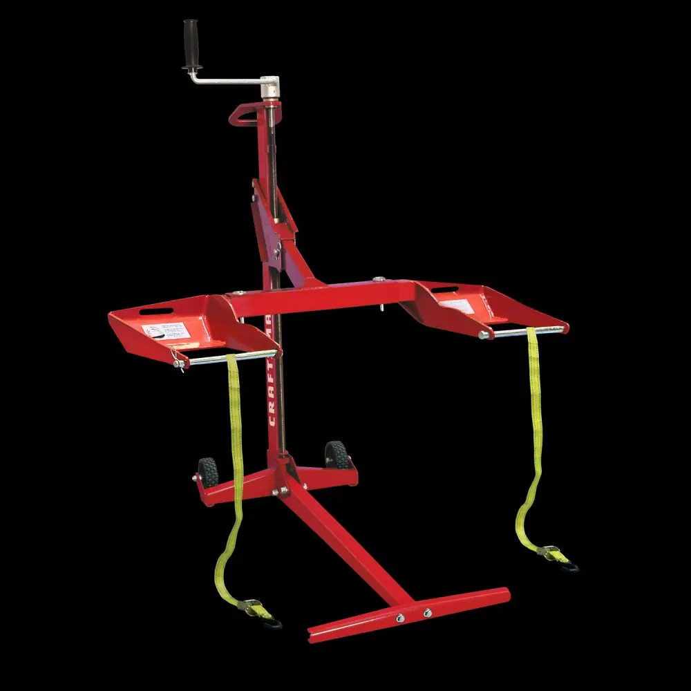 CRAFTSMAN Lift for Riding Mower – Front-Load Capacity of 500 lbs, 24-in Height, Compatible with Most Garden Tractors and ZTR Mowers