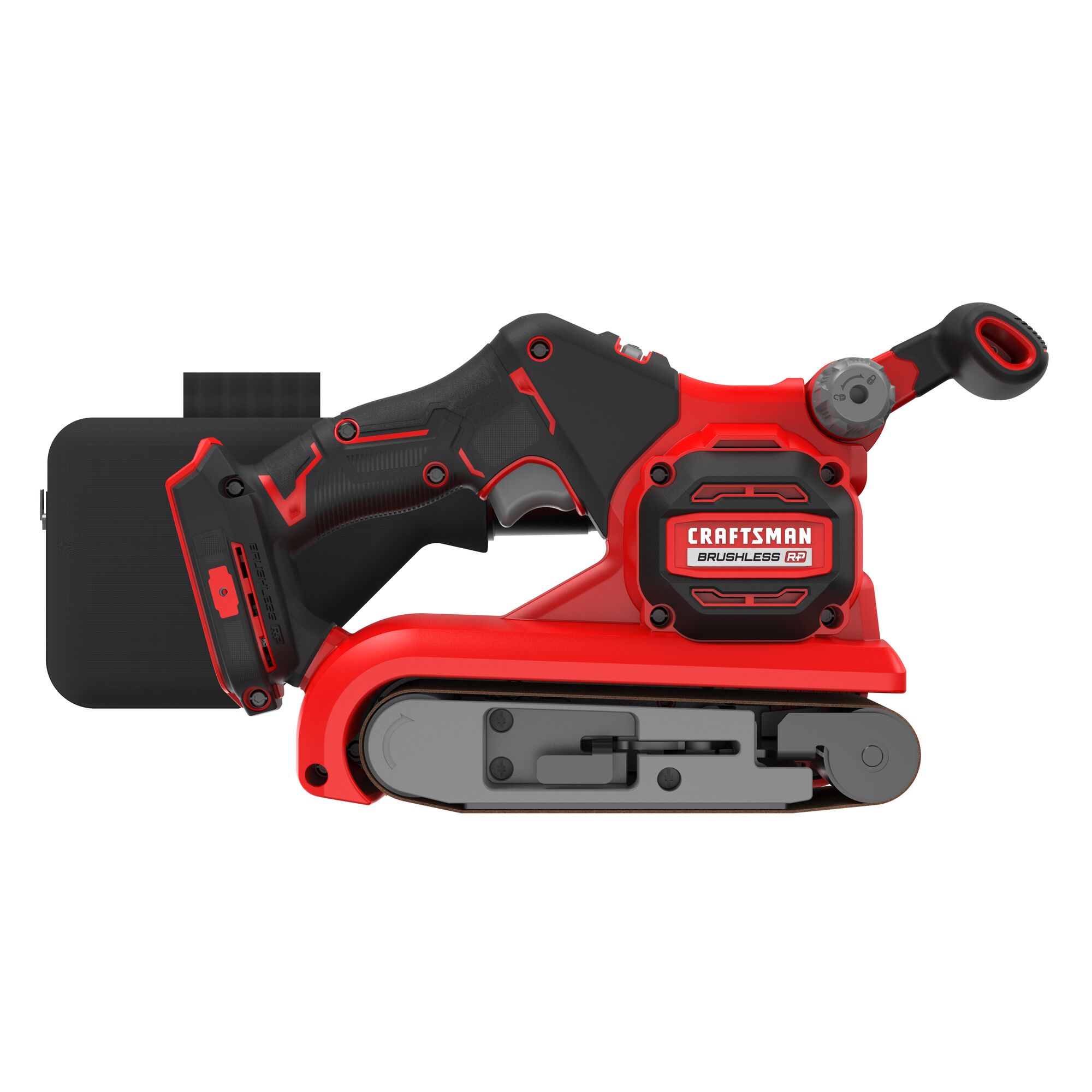 CRAFTSMAN 20-Volt Brushless Cordless Variable Speed Belt Sander with Dust Management