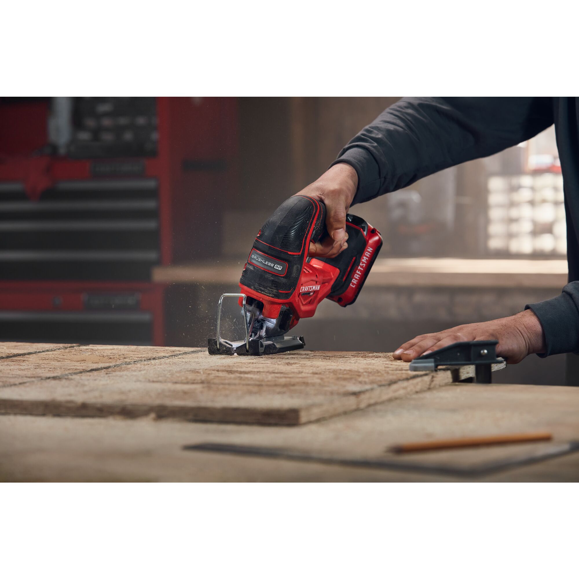 CRAFTSMAN V20 RP 20-volt Max Brushless Variable Speed Keyless Cordless Jigsaw (Bare Tool)