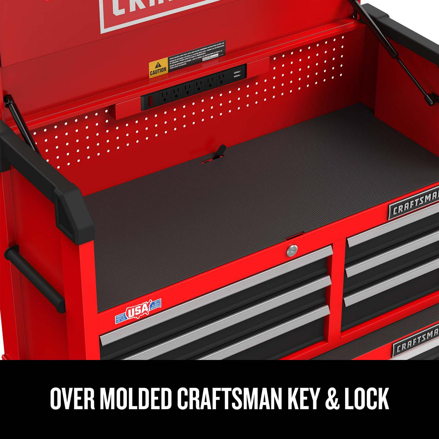 CRAFTSMAN 2000 Series 51.5-in W x 24.7-in H 8-Drawer Steel Tool Chest (Red)