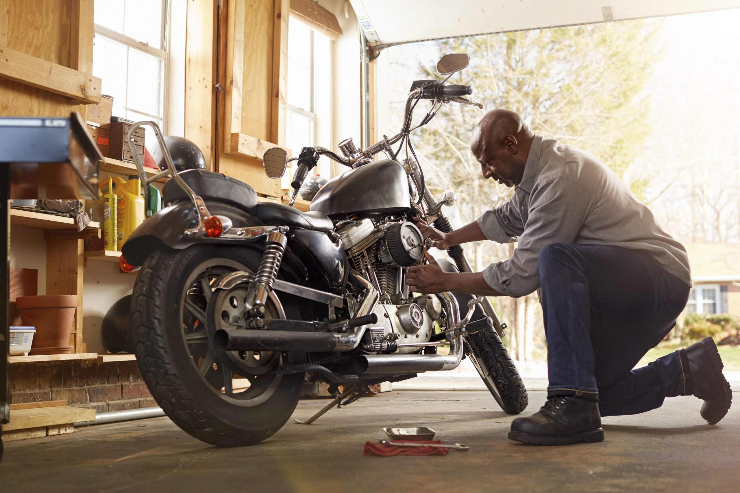 CRAFTSMAN 51-Piece Standard (SAE) and Metric Combination Gunmetal Chrome Mechanics Tool Set with Hard Case