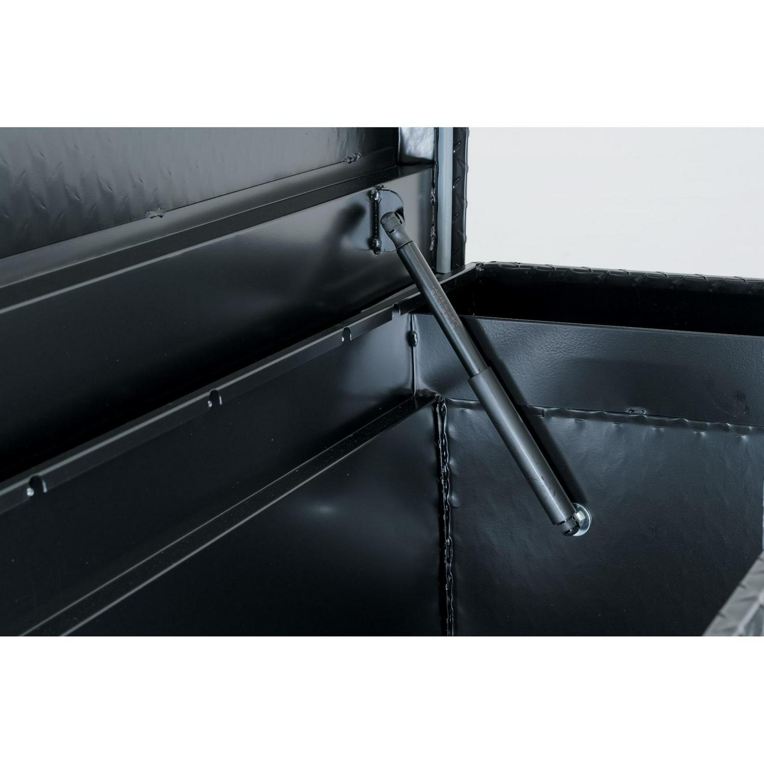 CRAFTSMAN 71.3-in x 19.5-in x 17.2-in Matte Black Aluminum Crossover Truck Tool Box