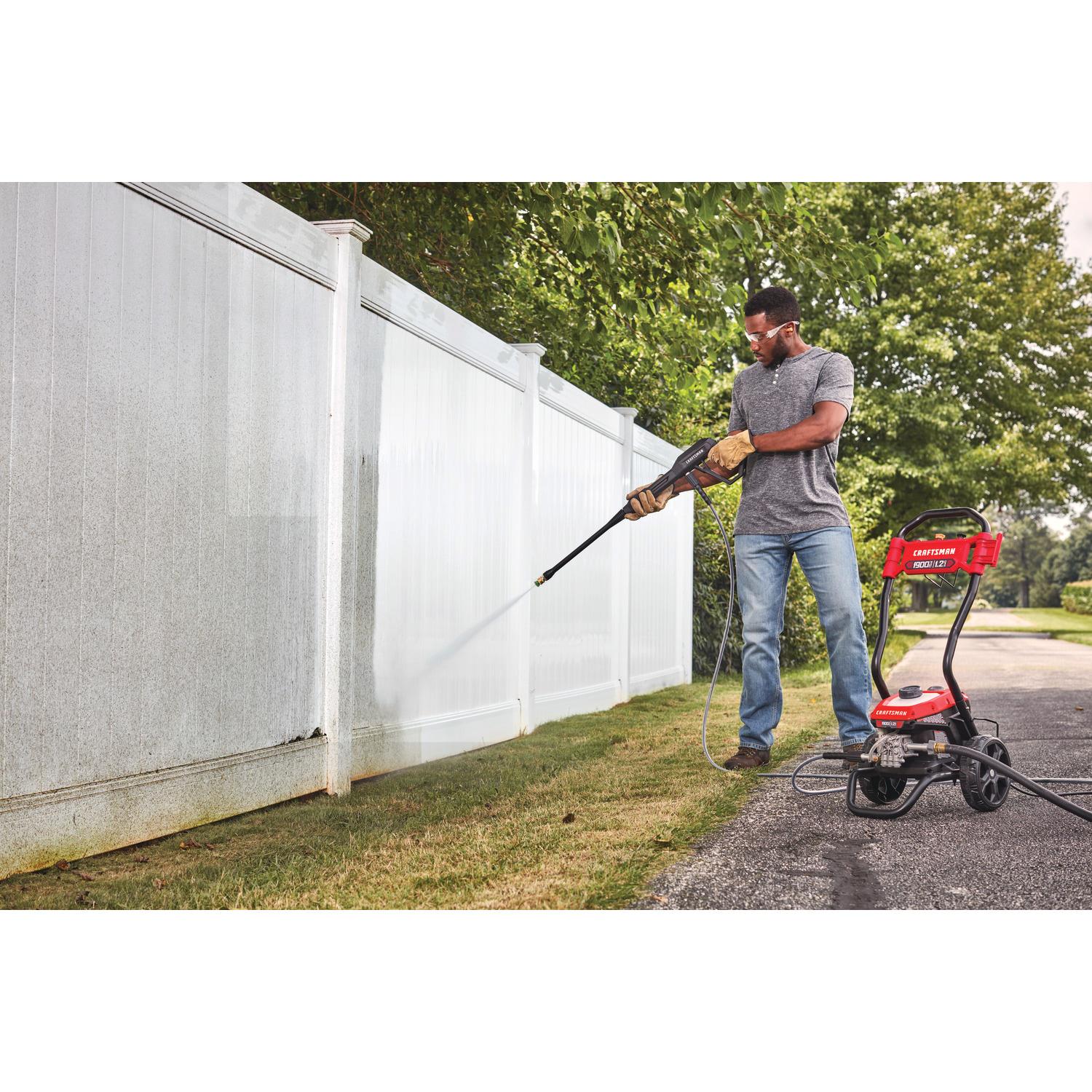 CRAFTSMAN 1900 PSI 1.2-Gallons Cold Water Electric Pressure Washer